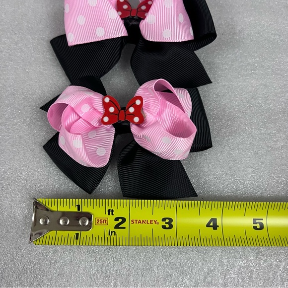 Minnie Mouse Hair Bows for Girls 2 Pc - Picture 6 of 6